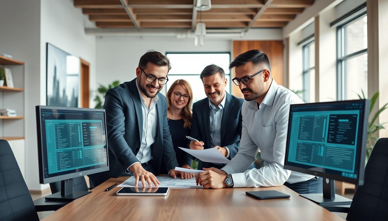 Custom software development for business operations